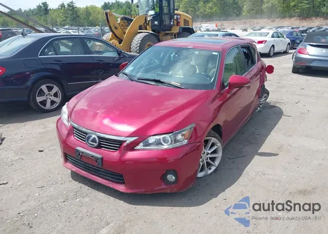2013 Lexus Ct 200H из США, поврежденный, VIN JTHKD5BH1D2170258